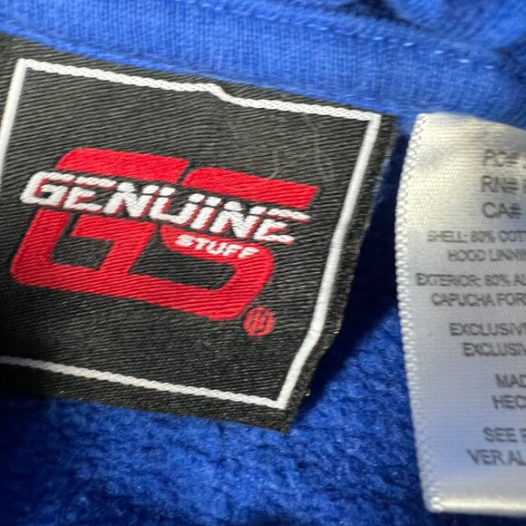 Y2K Duke Blue Devils Sweatshirt Adult Medium Blue Faded Pullover Hoodie - Picture 9 of 16